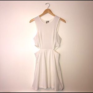 ASOS White Cut-Out Dress